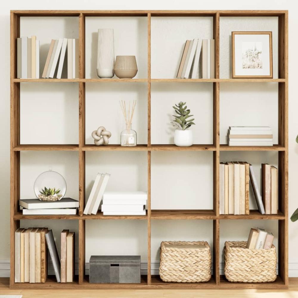 vidaXL Bücherregal Artisan-Eiche 102x29x143 cm Holzwerkstoff 3310297 Bild 1