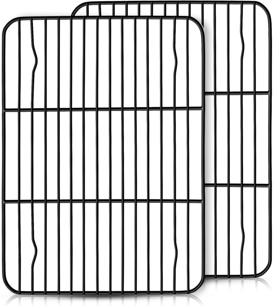 Homikit 2 Stück Edelstahl Abkühlgitter Kuchengitter 22 x 15,8 cm Bild 1