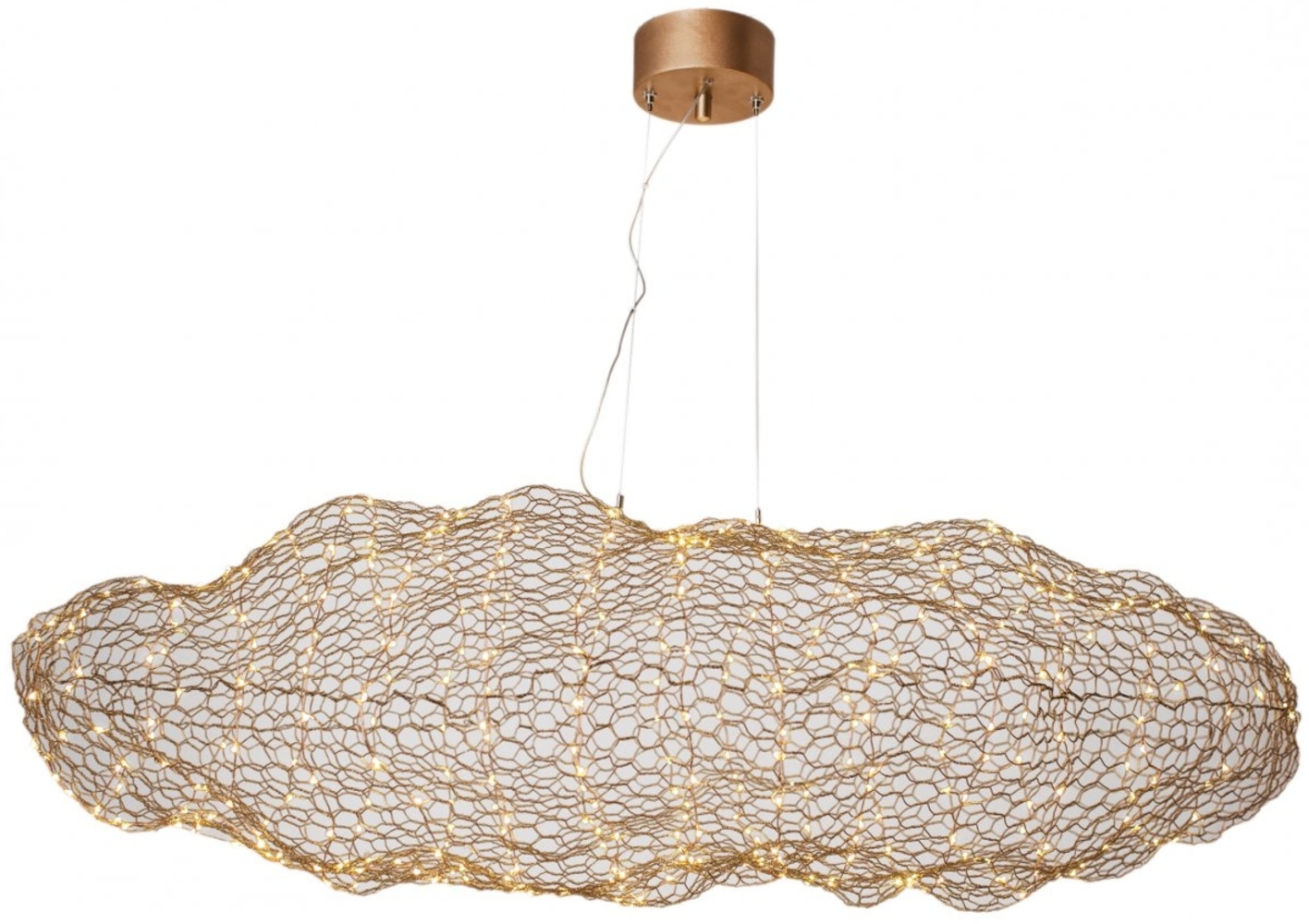 Hängeleuchte Hayden LED L115cm gold Bild 1