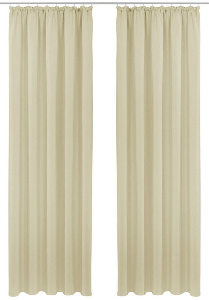 my home Gardine SOLA, Kräuselband (1 St), verdunkelnd, Polyester, Breite:130 cm oder 270 cm,1 Schal, einfarbig, Verdunkelung, Überbreite Bild 1