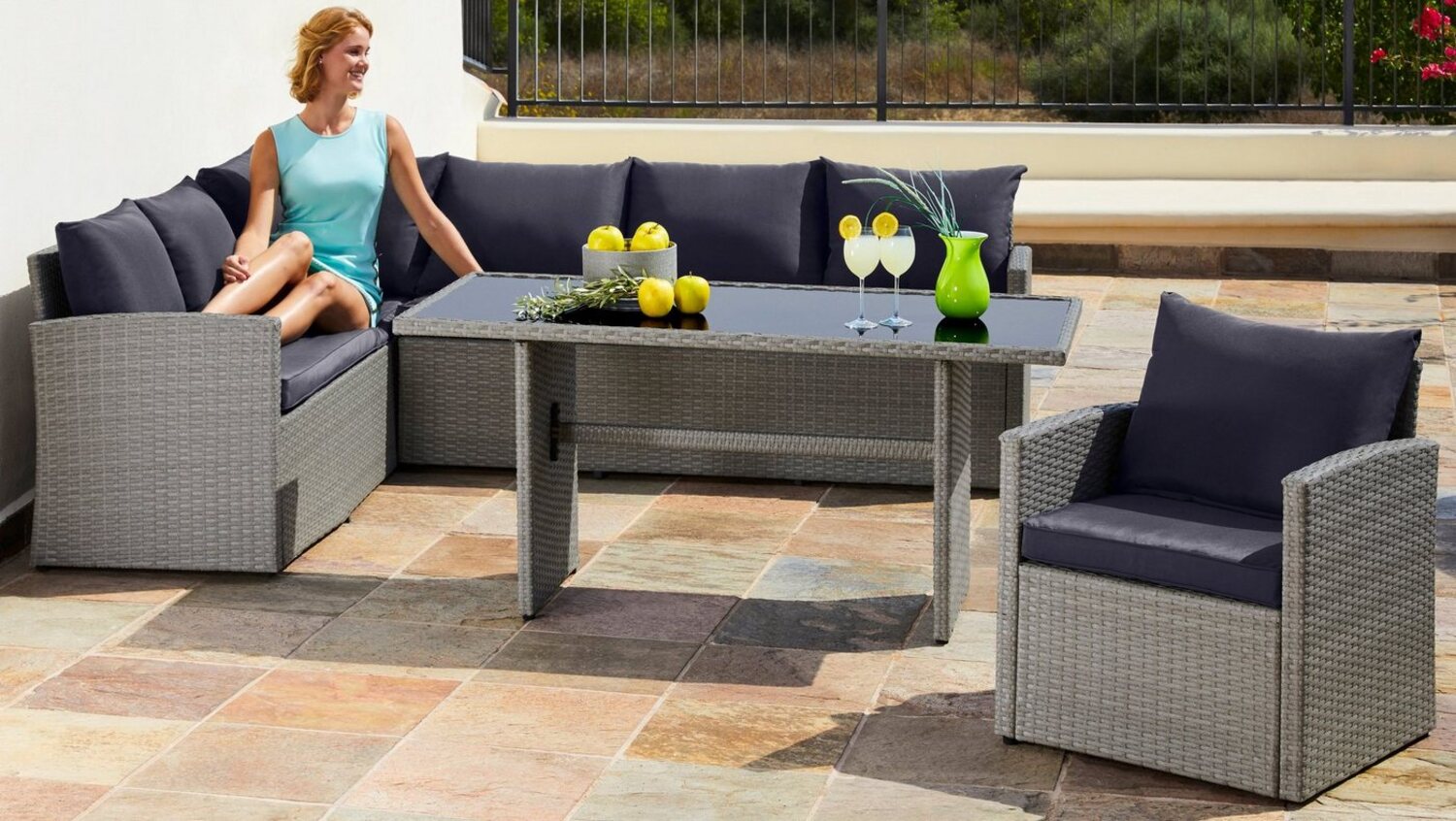 MERXX Gartenlounge-Set Chicago Bild 1
