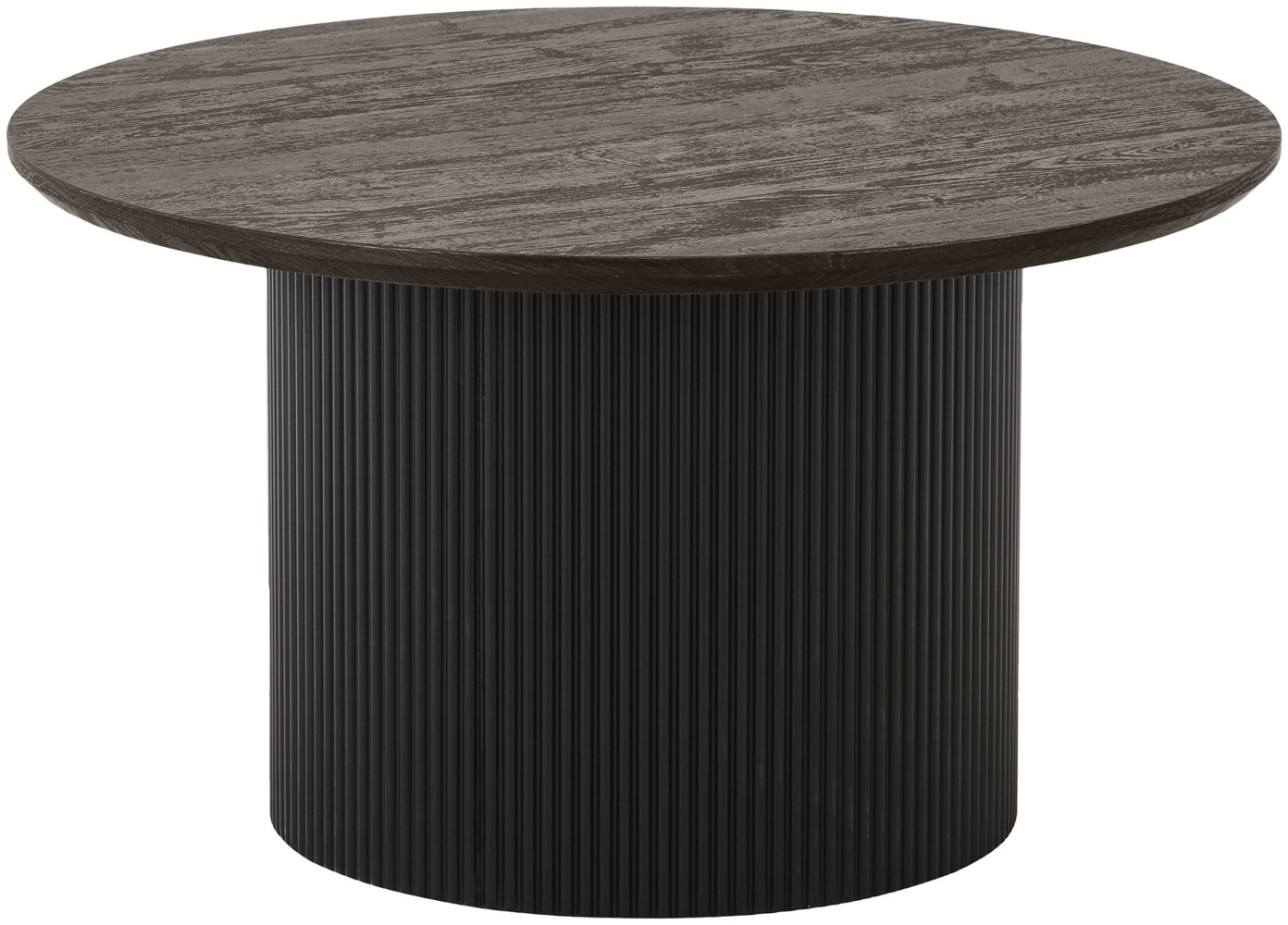 Couchtisch, dunkelbraun, ø80x45 cm Bild 1