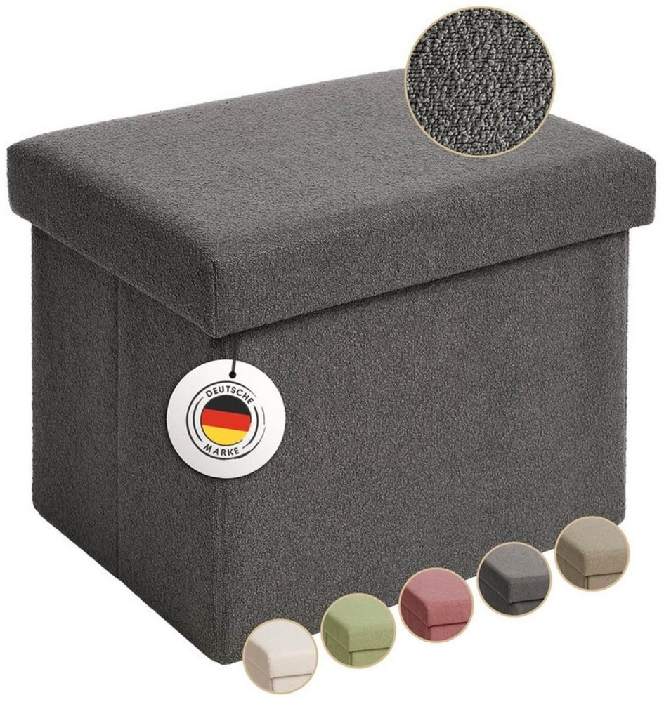 Laleni Sitztruhe Sitzbank mit Stauraum geräumig, Aufbewahrungsbox mit Deckel Bild 1