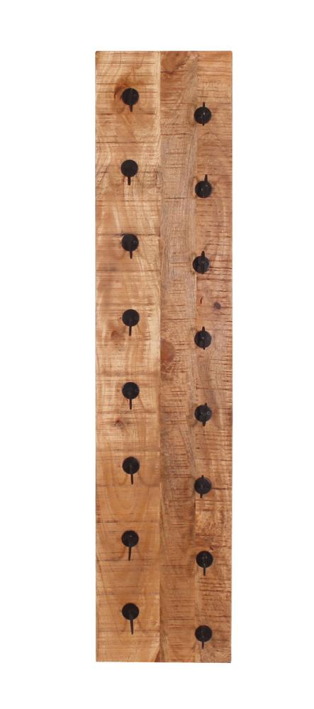 RUSTIC Wand-Weinregal Mangoholz Natur Bild 1