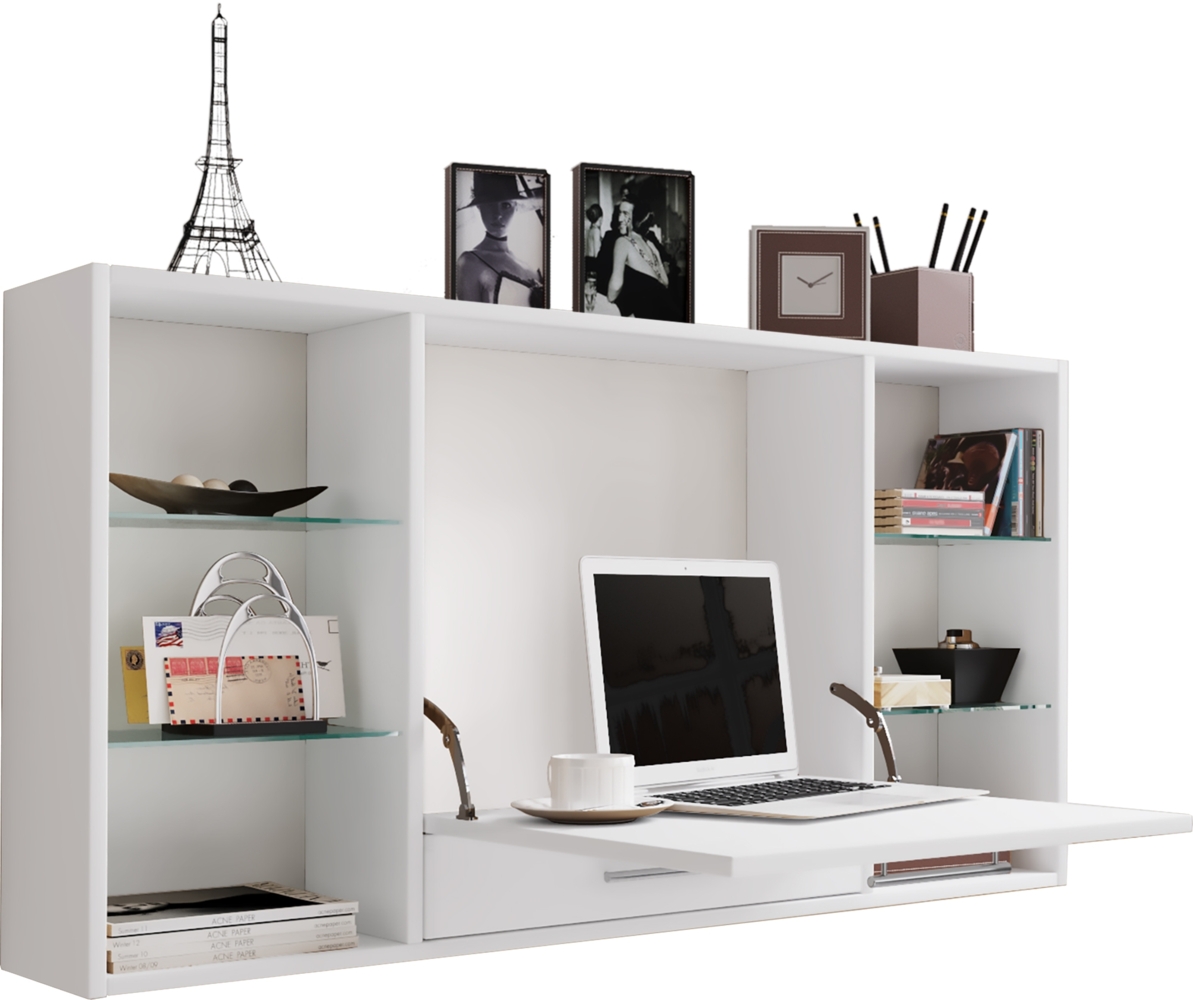 VCM Schreibtisch Teala 917039 Weiß H. 60 x B. 115 x T. 20 cm Bild 1