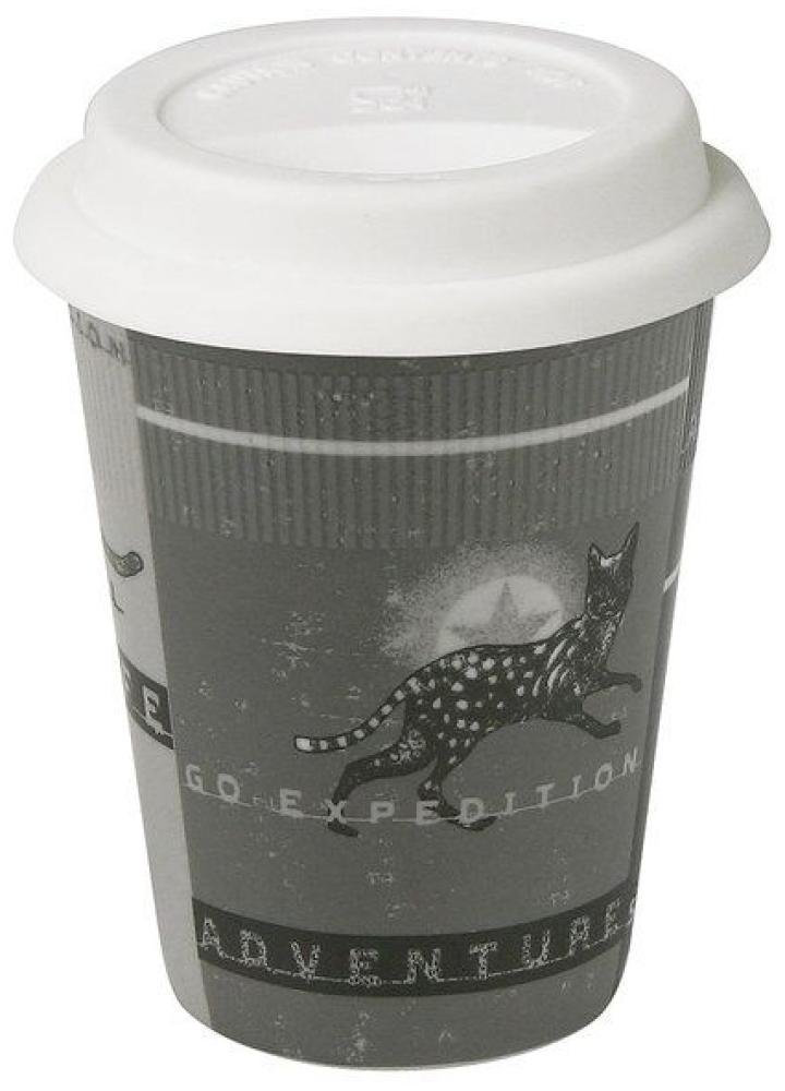 Coffee To Go Becher - Vintage - Adventure 380ml Bild 1