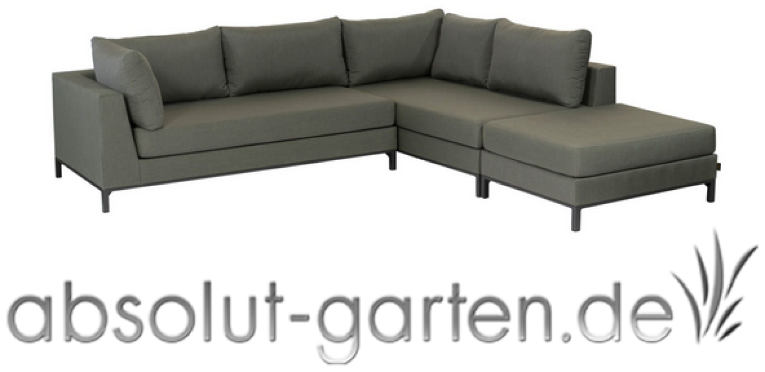 Gartenecksofa Capri aus Aluminium, Rechts Bild 1