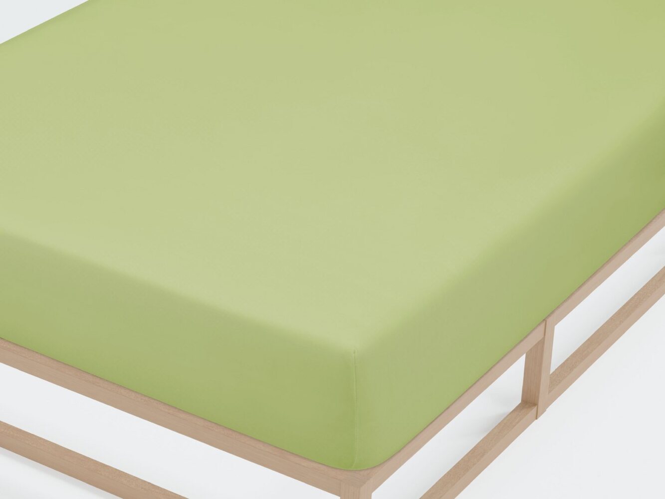 Castell Jersey-Stretch-Spannbetttuch 0077113, pistaziengrün, 1x 120x200 cm Bild 1