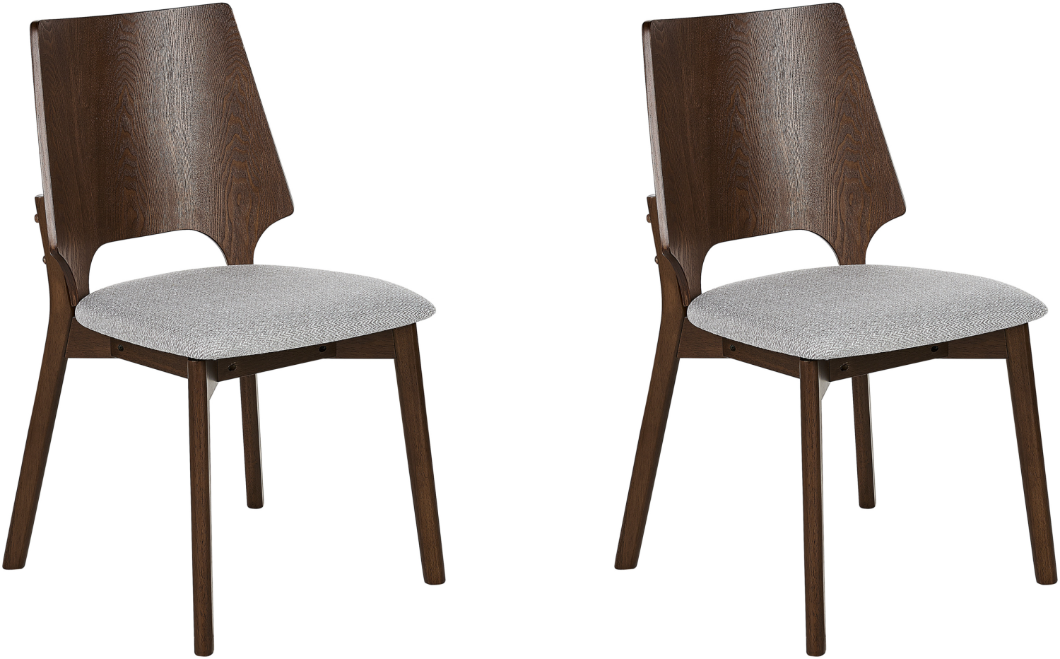 Esszimmerstuhl 2er Set ABEE Grau Bild 1