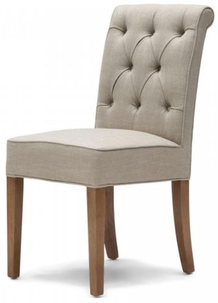 Riviera Maison Esszimmerstuhl Hampton Classic Dining Armchair Linen Flax 3758001 Bild 1