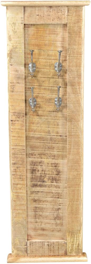 Garderobenpaneel Frigo Mangoholz Haken Wandgarderobe Flur Garderobe Wandpaneel Bild 1