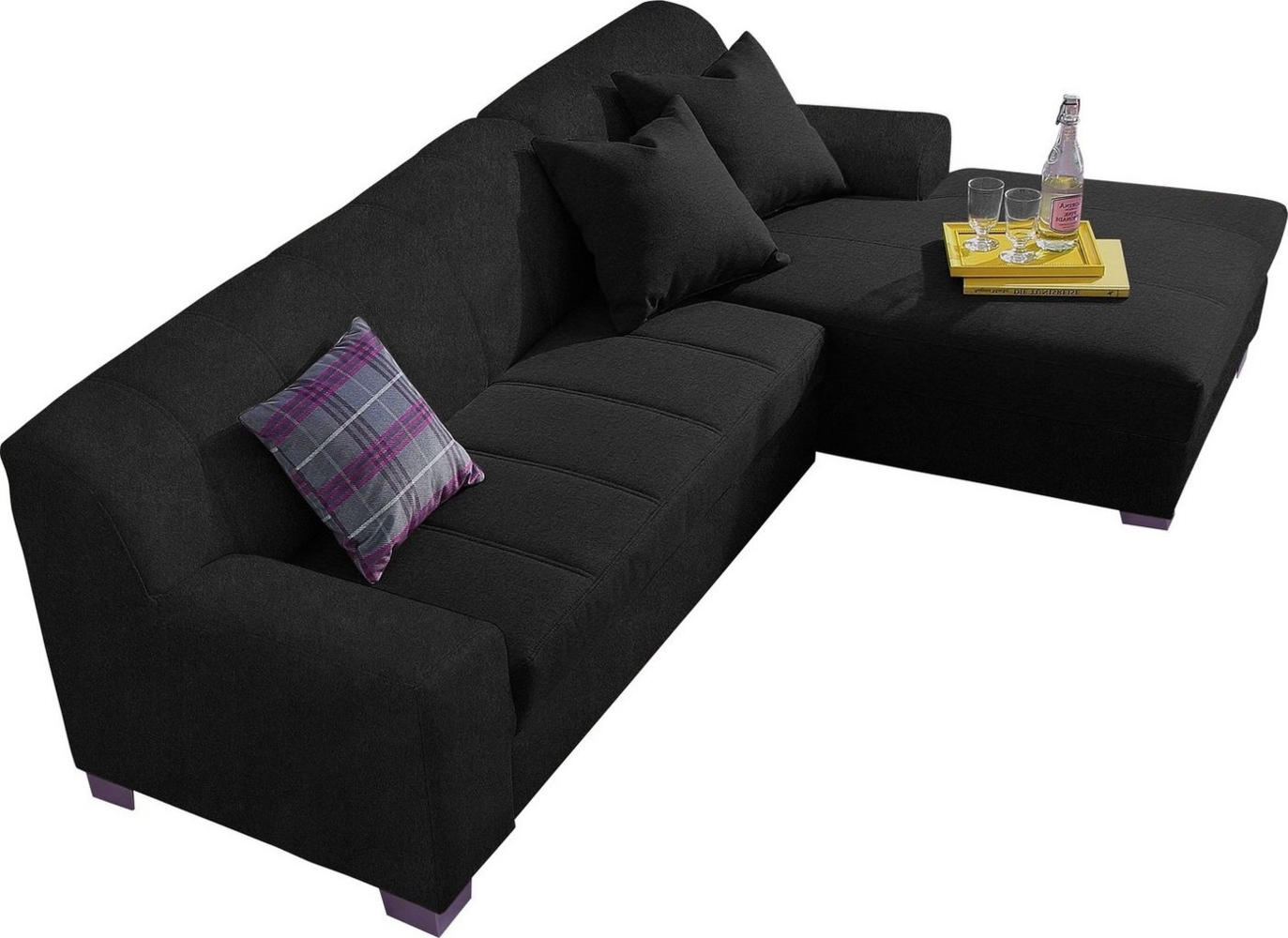 INOSIGN Ecksofa Anzio L-Form, wahlweise mit Bettfunktion Bild 1