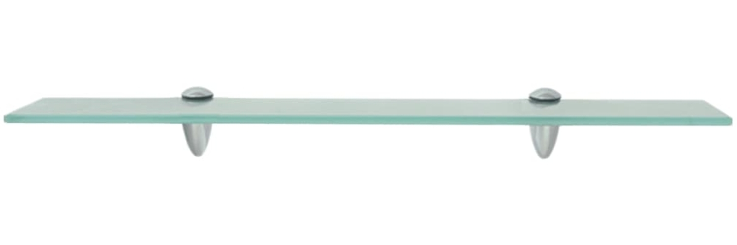 vidaXL Schwebendes Regal, Glas transparent, 0,8 x 20 x 60 cm Bild 1