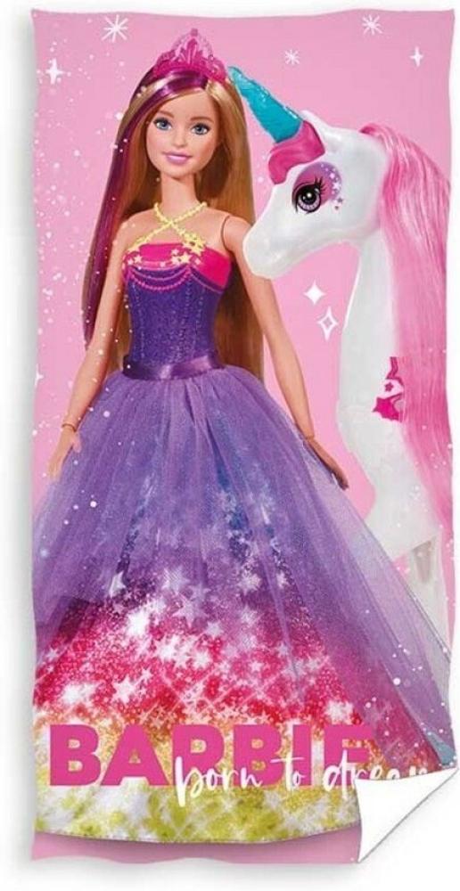 Mattel® Strandtuch Barbie Badetuch Handtuch Strandtuch 70 x 140 cm Bild 1