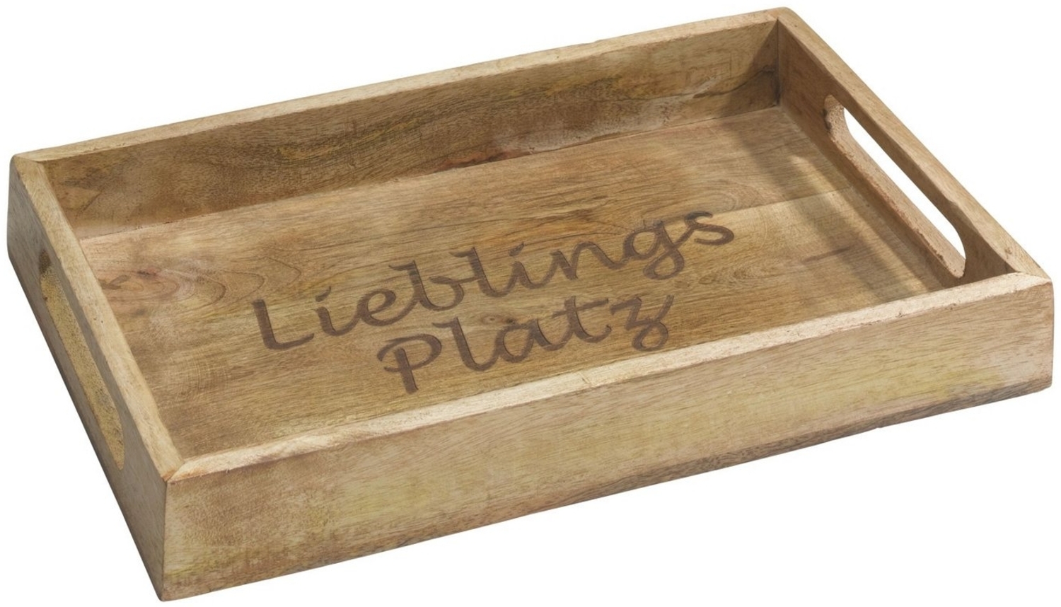 casa NOVA Tablett HENRIETTA, Braun, Mangoholz, B 48 x T 12,5 cm, Holz, (1-tlg) Bild 1