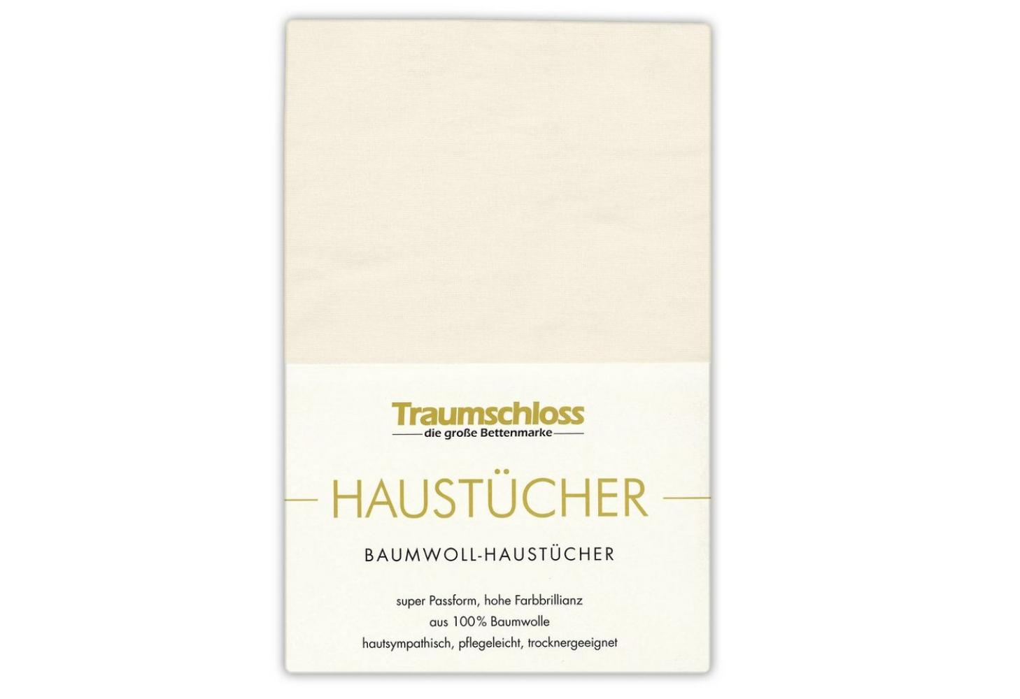 Traumschloss Betttuch Haustuch, 100% Baumwolle, Gummizug: ohne, (1 Stück), aus 100% Baumwolle, ohne Gummizug Bild 1