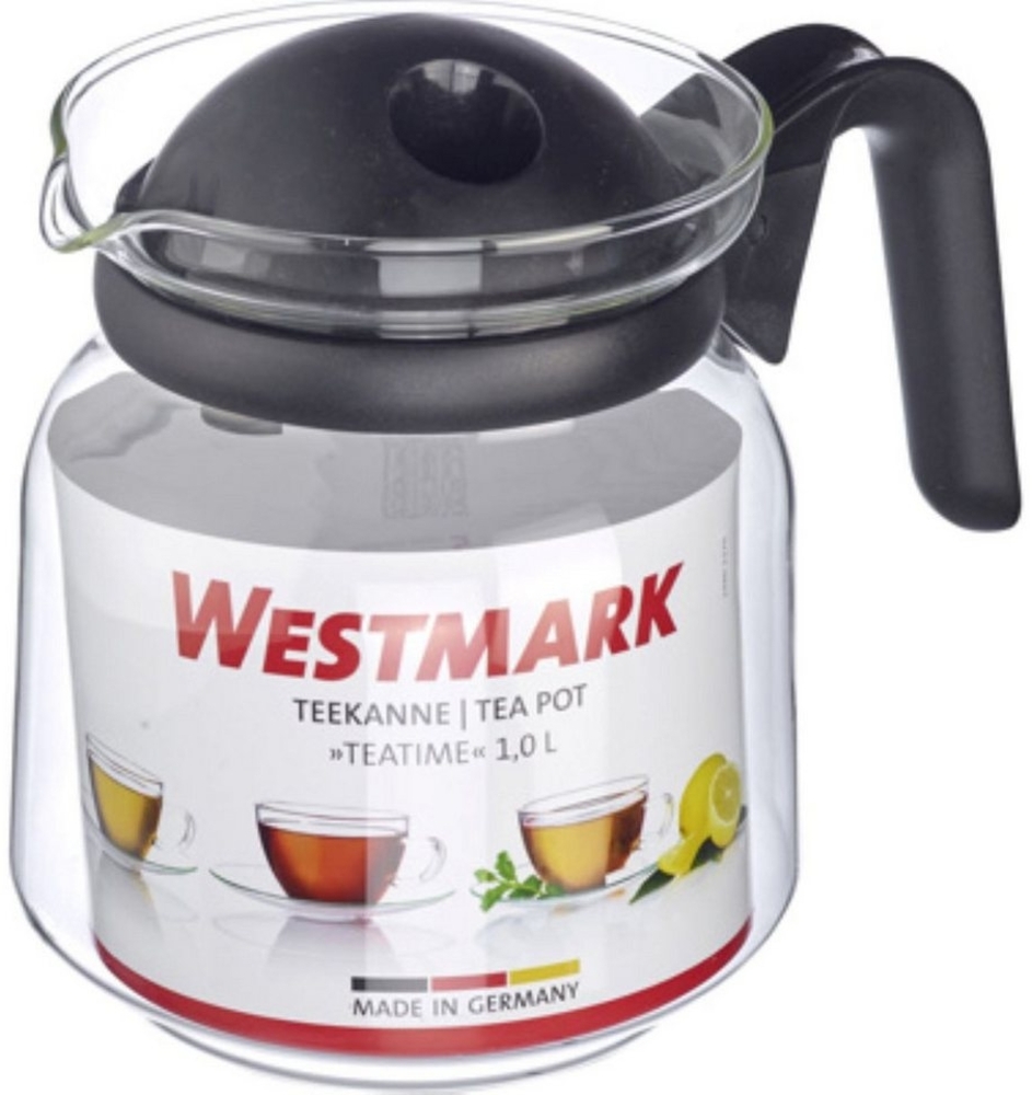 WESTMARK Teekanne Westmark Teekanne Teatime Glas, 1,0 Liter, 1 l, (1-St) Bild 1