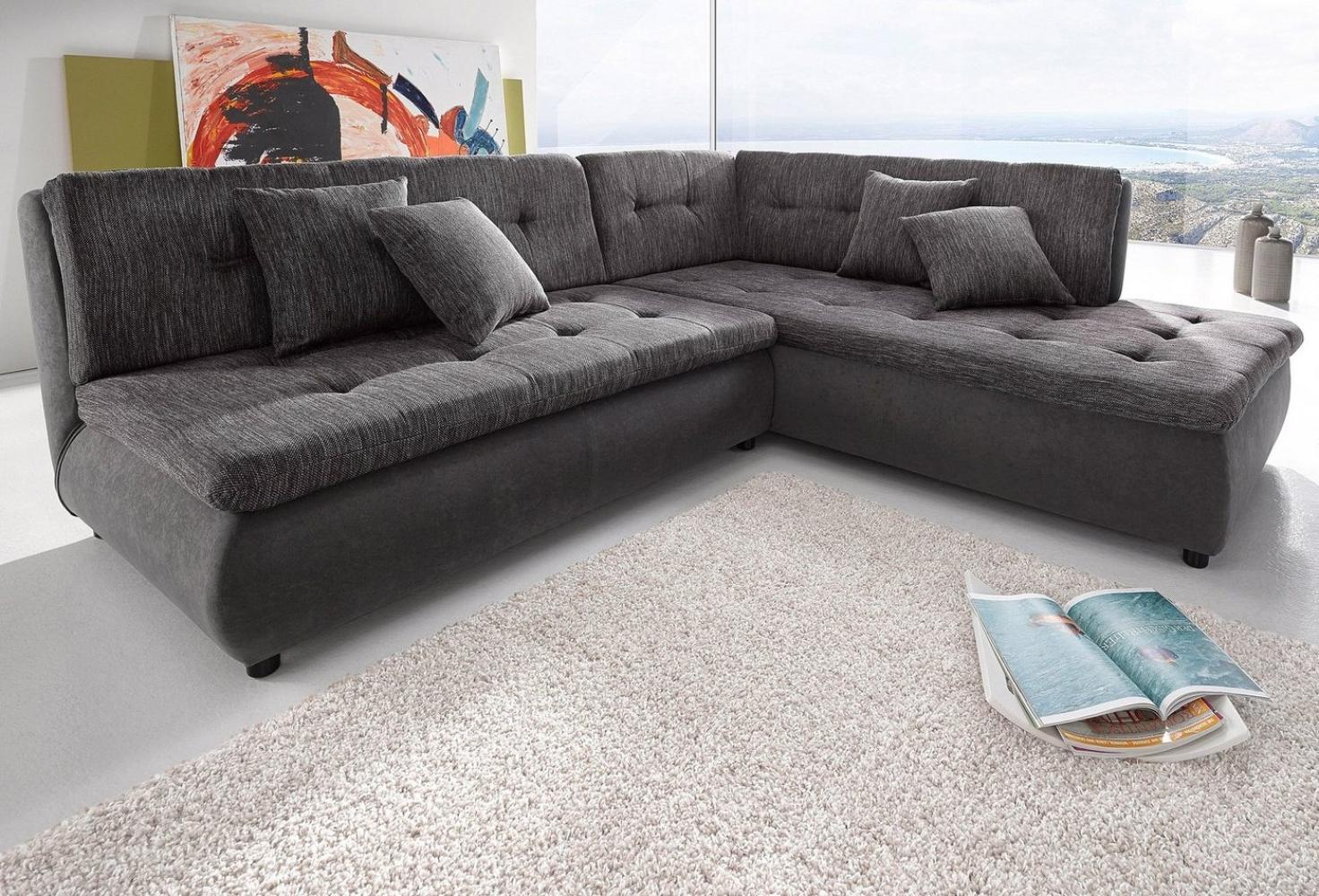 Trends by HG Ecksofa Pool L-Form, wahlweise mit Bettfunktion, frei im Raum stellbar Bild 1