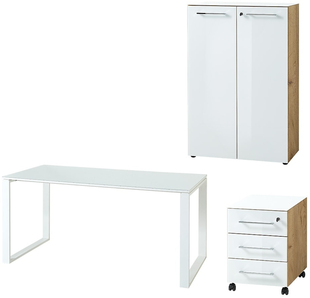 Bürokombination MONTERIA (BHT 255x120x80 cm) Bild 1