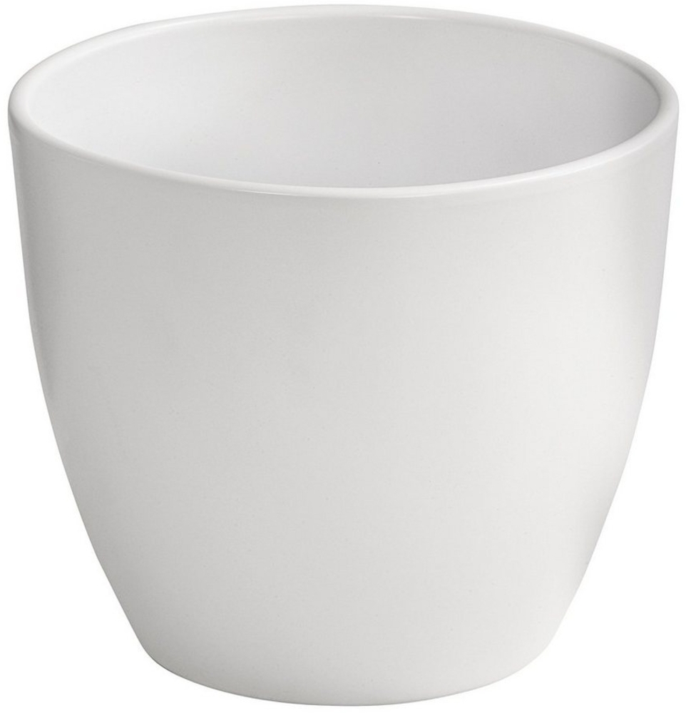Dehner Übertopf Lina, Ø 22 - 36 cm, Höhe 19 - 29 cm, Keramik, Zeitlos, hochwertig auf jeder Fensterbank, für Pflanzen aller Art Bild 1