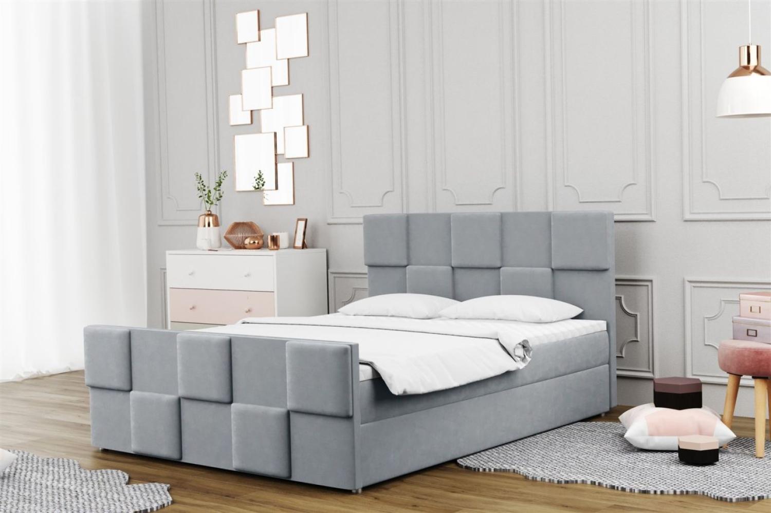 Boxspringbett Schlafzimmerbett MURILO 140x200cm Bild 1