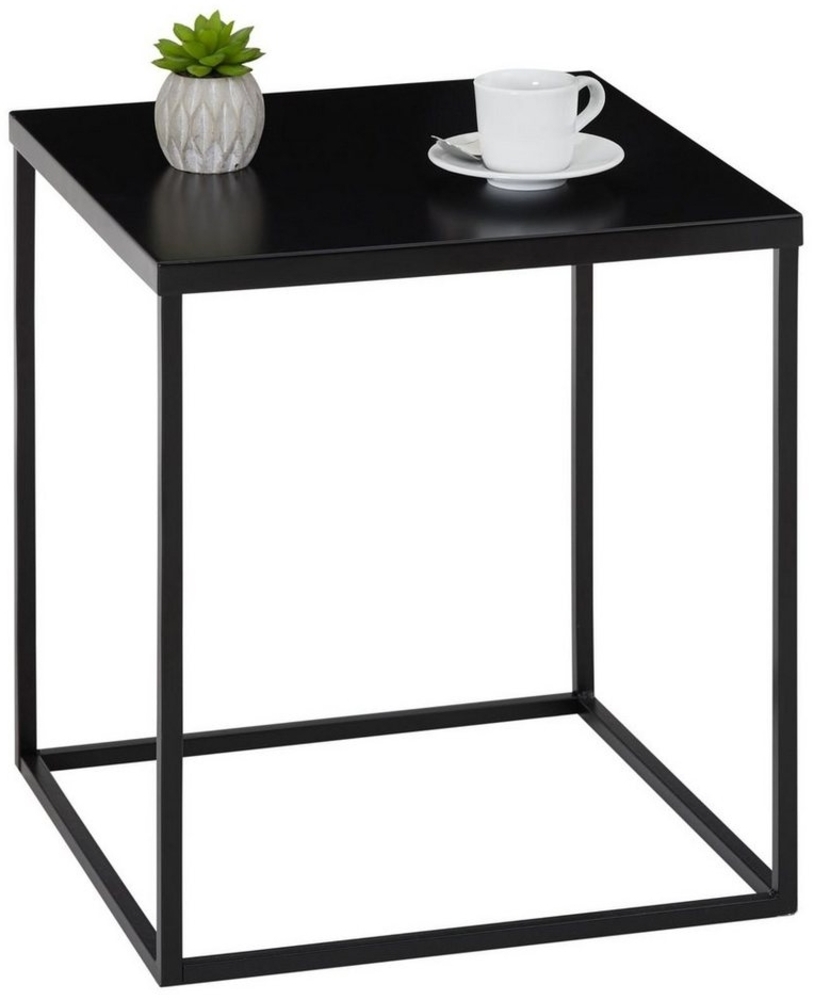IDIMEX Beistelltisch HILAR, Beistelltisch Sofatisch 40x40 Couchtisch Ablagetisch Tischplatte Metal Bild 1