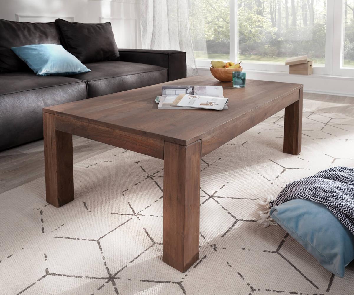 Couchtisch Indra Akazie Braun 120x70 cm Massivholz Bild 1