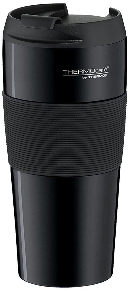 Thermos Vorteilsset Isolierbecher ThermoPro TC, schwarz 0,4l 4056. 233. 040 und Gratis 1 x Trinitae Körperpflegeprodukt Bild 1