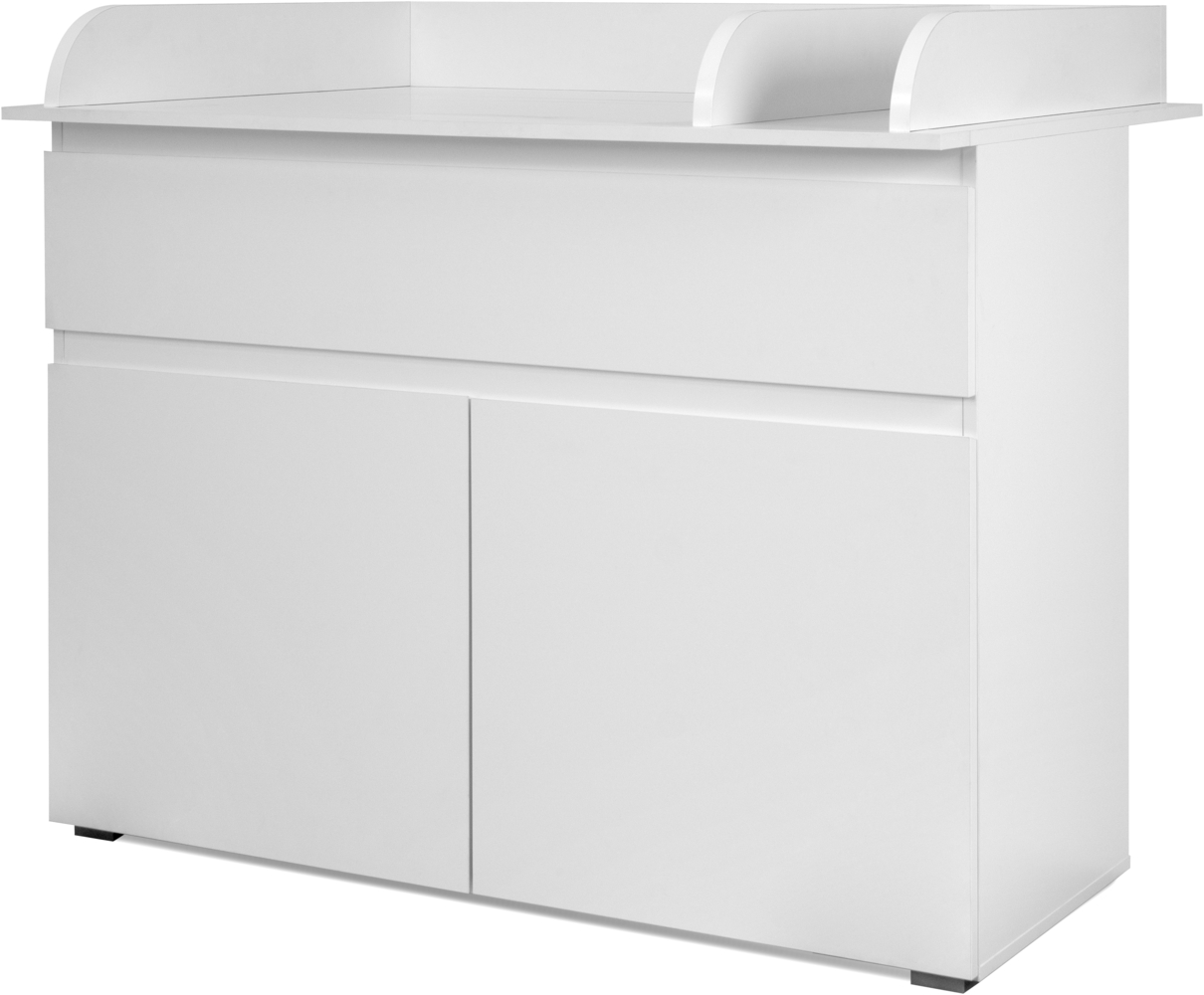 Wickelkommode Junis / Image, Holzwerkstoff, Weiß, 120 x 102 x 45 cm Bild 1