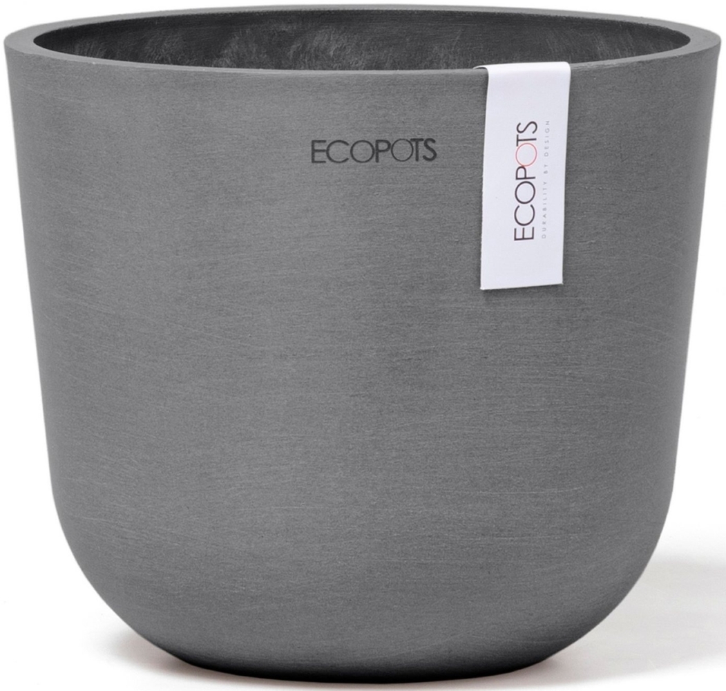 ECOPOTS Blumentopf Oslo Mini 16 Grau, für den Innenbereich Bild 1