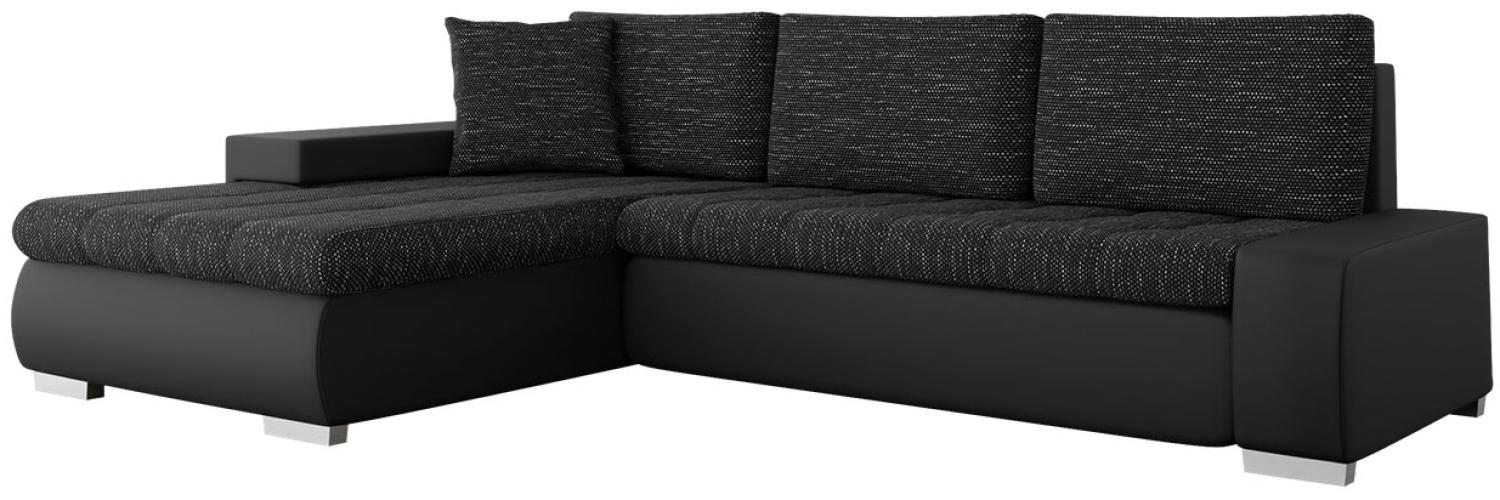 Ecksofa Orkan Mini, Farbe: Lawa, 265x185x85 cm Bild 1