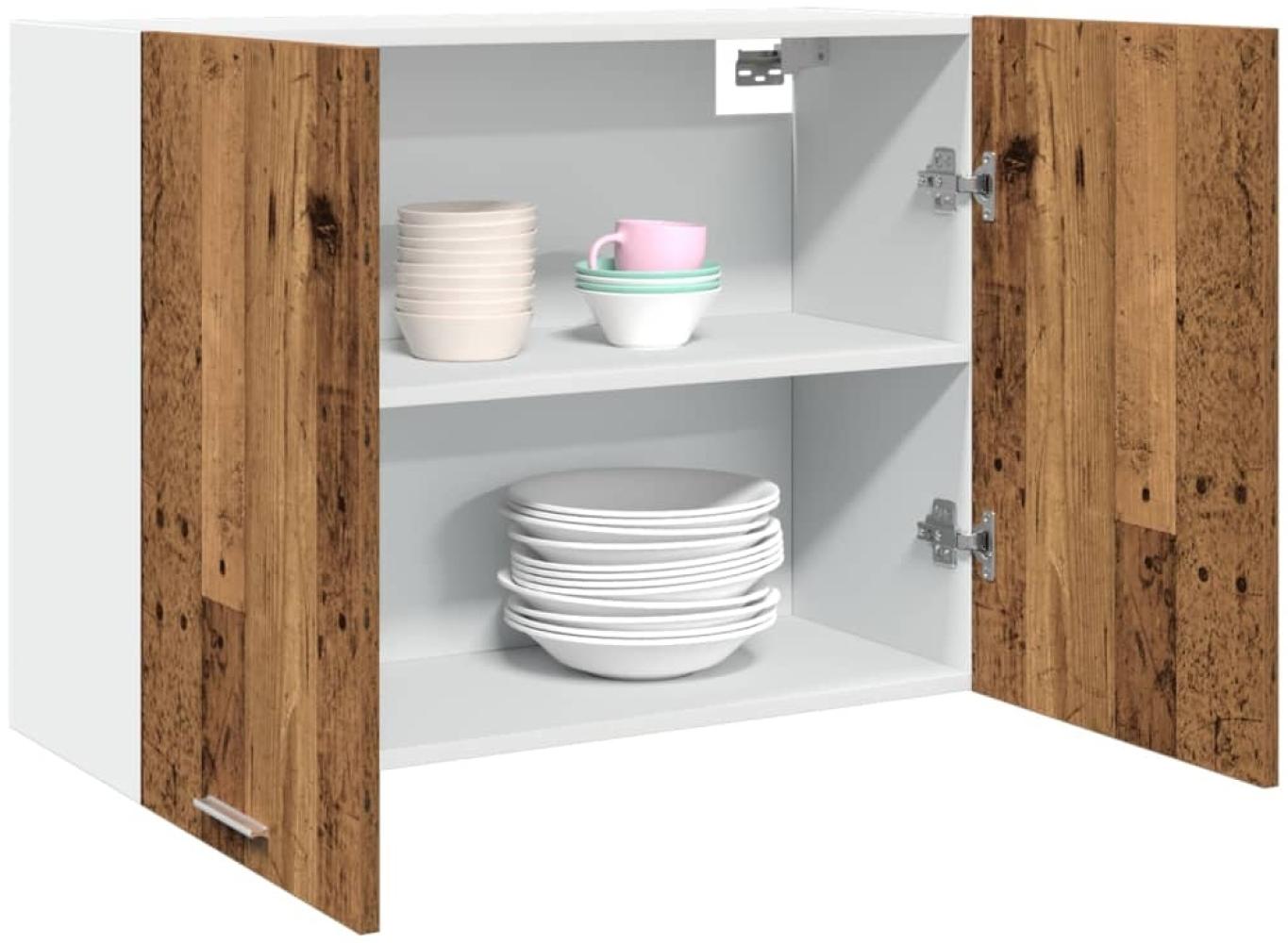 vidaXL Hängeschrank Altholz-Optik 80x31x60 cm Holzwerkstoff 856110 Bild 1