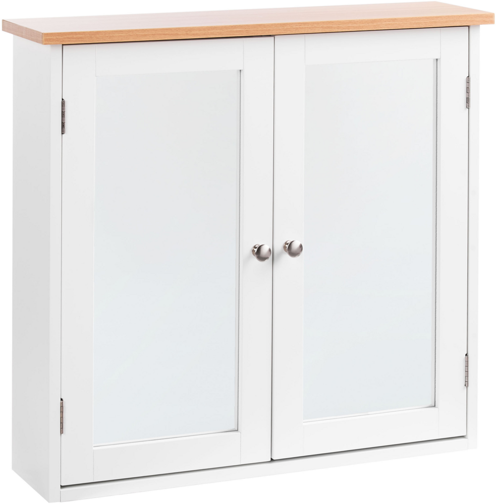 Bad-Spiegelschrank ALAMOS 65 cm 60 cm Weiß Bild 1