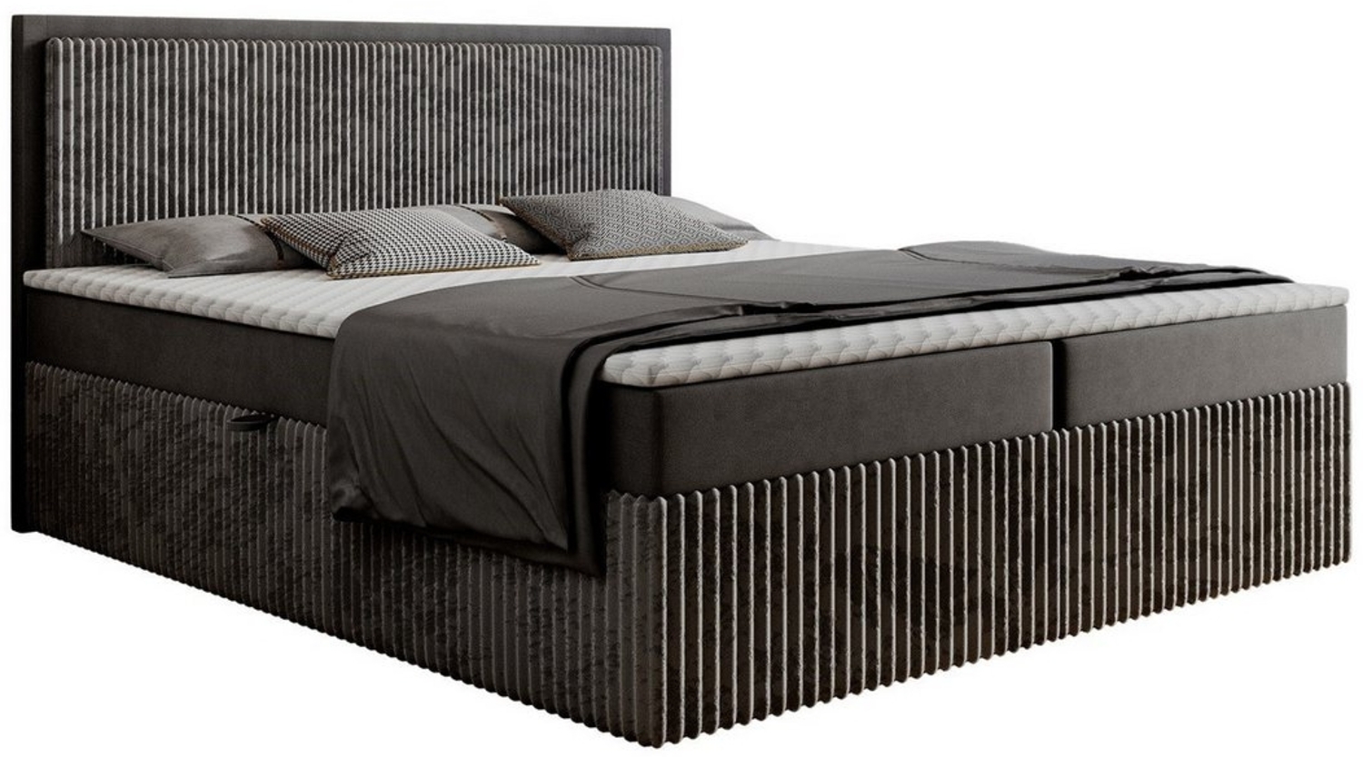 Labett Boxspringbett CLEO 140x220 160x220 180x220 - Überlänge 220 cm / Speed Versand (2 Bettkästen, Topper), Überlänge 220 cm Bild 1