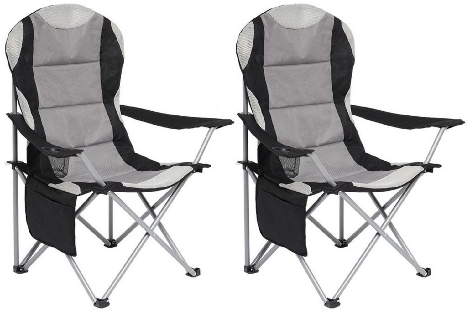 Mondeer Campingstuhl (2er Set) (2 St), Baumwollkissen tragbar Bild 1