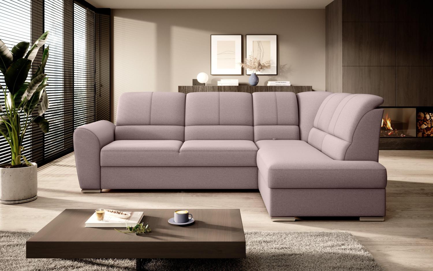 Wohnideebilder Siber Rosa Ecksofas & Eckcouches CO-SIB-RT-101GO Bild 1