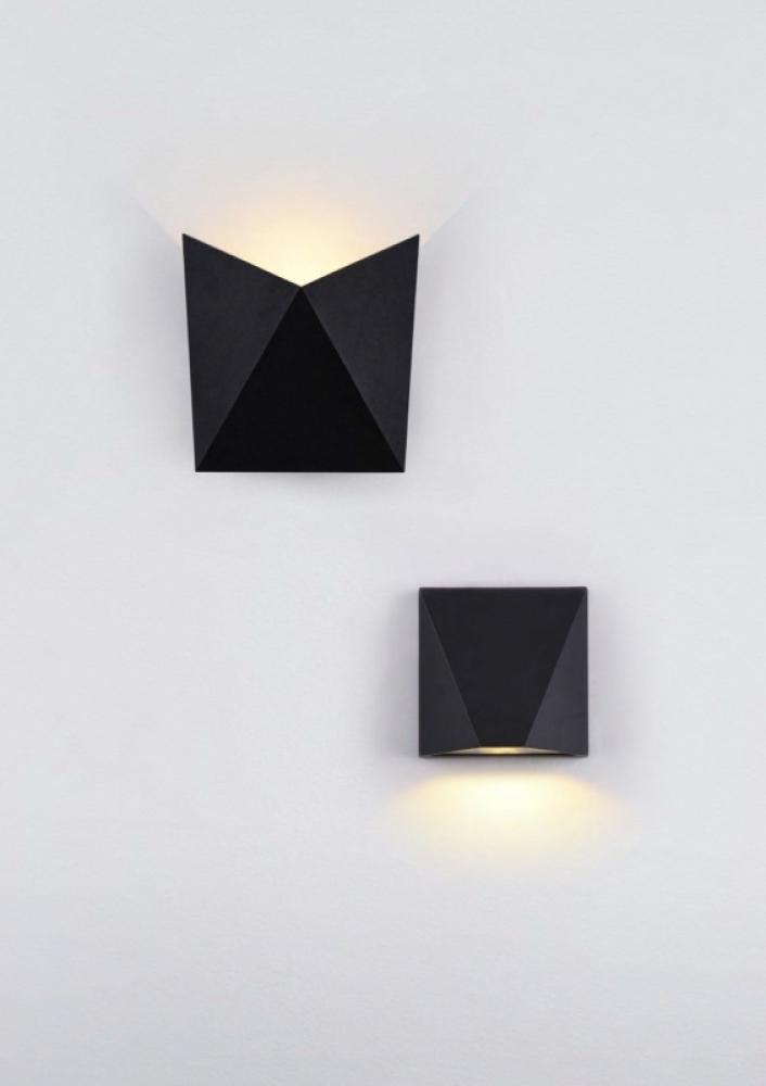 Maytoni Beekman LED Außenwandleuchte Schwarz IP54 Bild 1