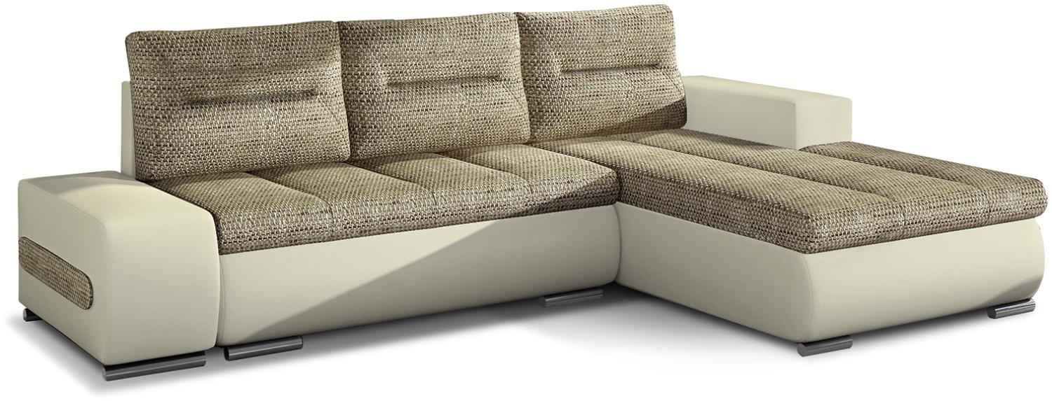 Ottavio, Ecksofa, Eckcouch, Beige Bild 1