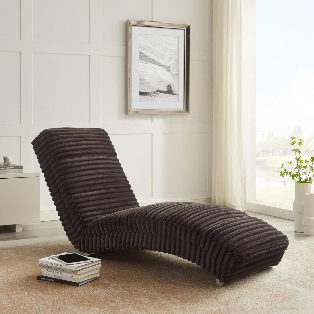 Chaiselongue in Schwarz Bild 1