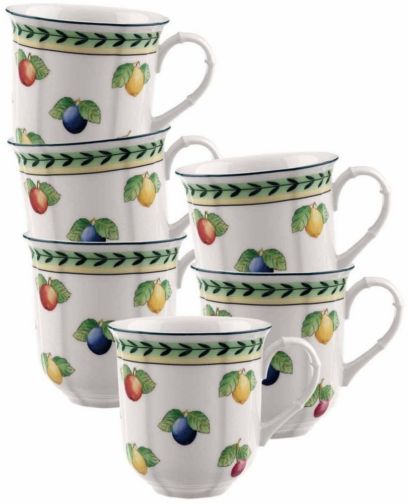 Villeroy & Boch French Garden Fleurence Becher mit Henkel 250 ml 6er Set - DS Bild 1