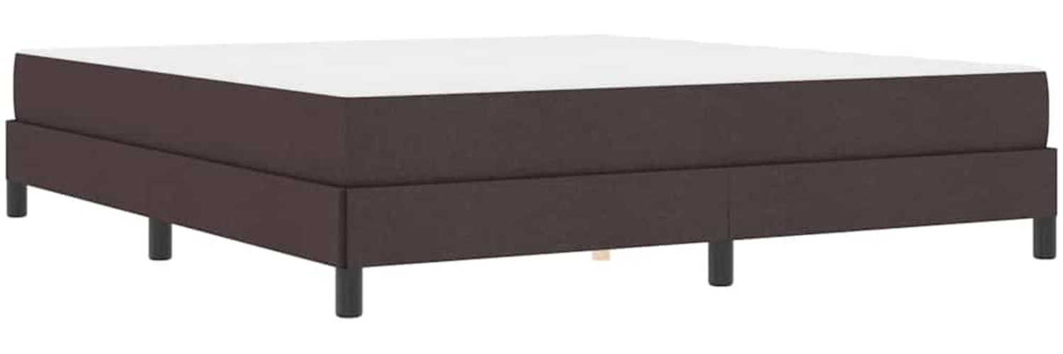 vidaXL Boxspringbett mit Matratze Dunkelbraun 180 x 200 cm Stoff 3398510 Bild 1