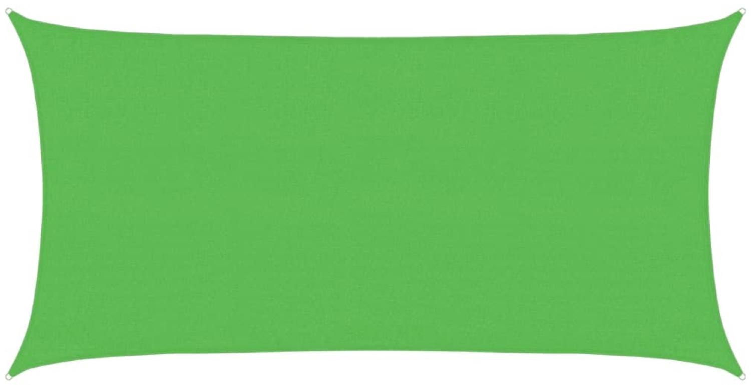 vidaXL Sonnensegel 160 g/m² Hellgrün 3x6 m HDPE 311295 Bild 1