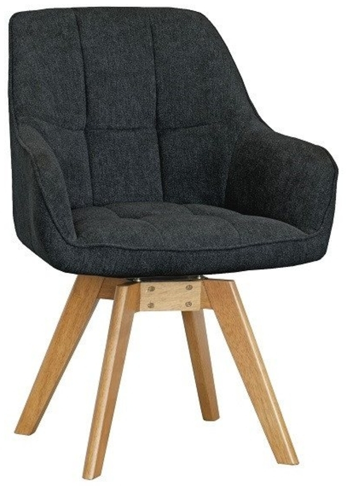 Esszimmerstuhl 'Joe III' Stoff anthrazit Bild 1