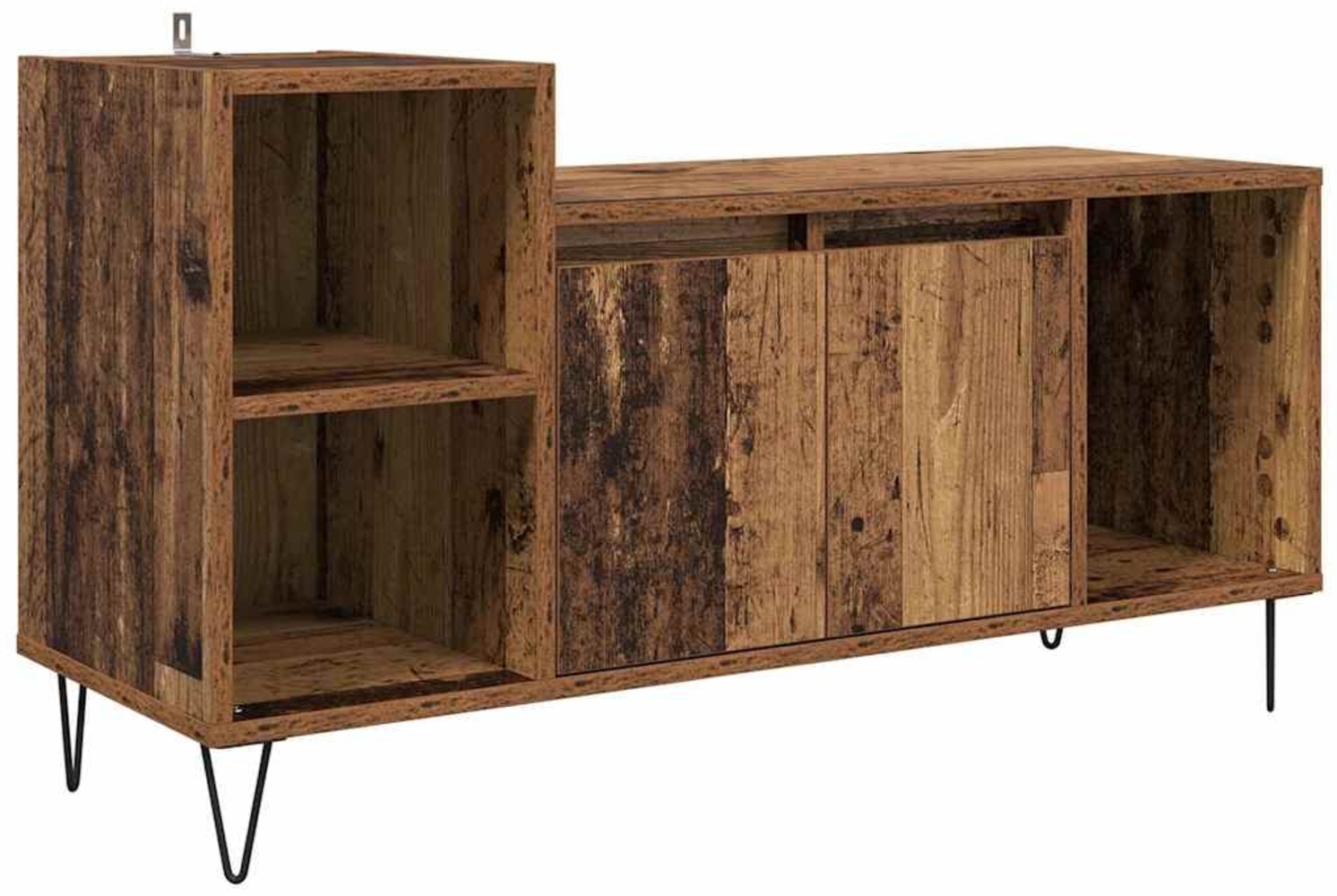 vidaXL TV-Schränk Altholz 100 x 35 x 55 cm Holzwerkstoff 882720 Bild 1
