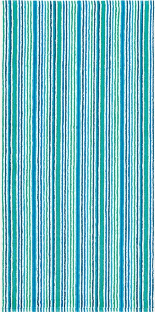 Combi Stripes Handtuch 50x100cm türkis 500g/m² 100% Baumwolle Bild 1