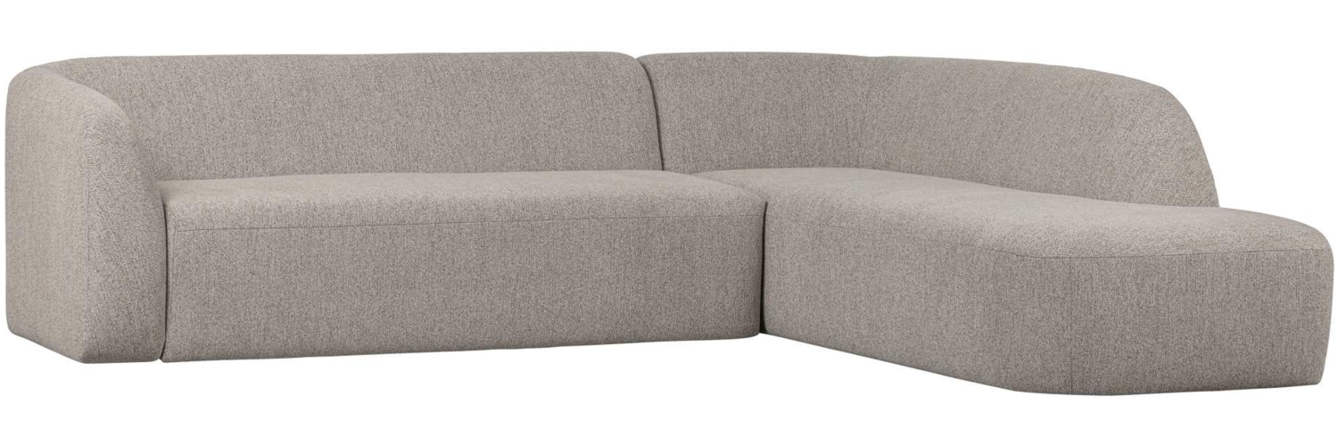 Ecksofa Sloping, Rechts, Hellgrau Bild 1