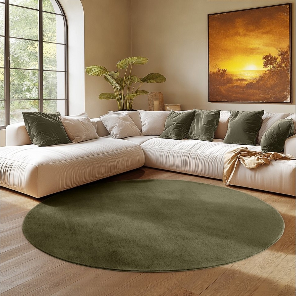 SIMPEX24 Teppich Unicolor - Einfarbig, Läufer, Höhe: 11 mm, Perfekt geeignet für Wohnzimmer, Schlafzimmer,Kinderzimmer Bild 1