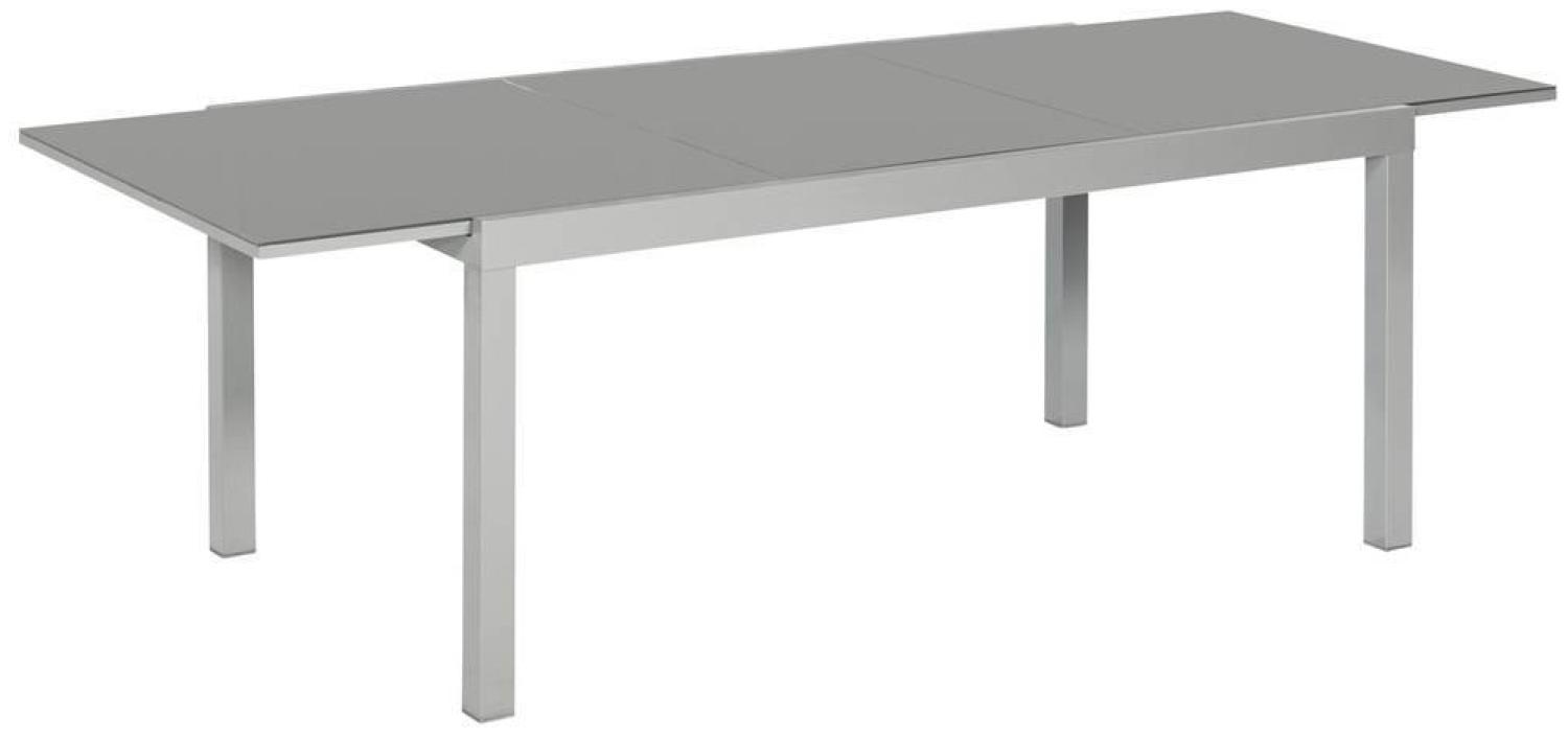 YOURSOL Semi Ausziehtisch 150 - 220 cm Silber - YOURSOL Bild 1