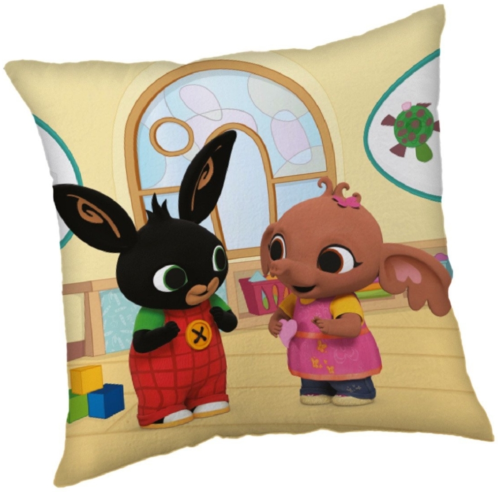 Bunny Bing Kopfkissen (1 Stück) Premium Dekokissen mit beidseitigem Digitaldruck Bild 1