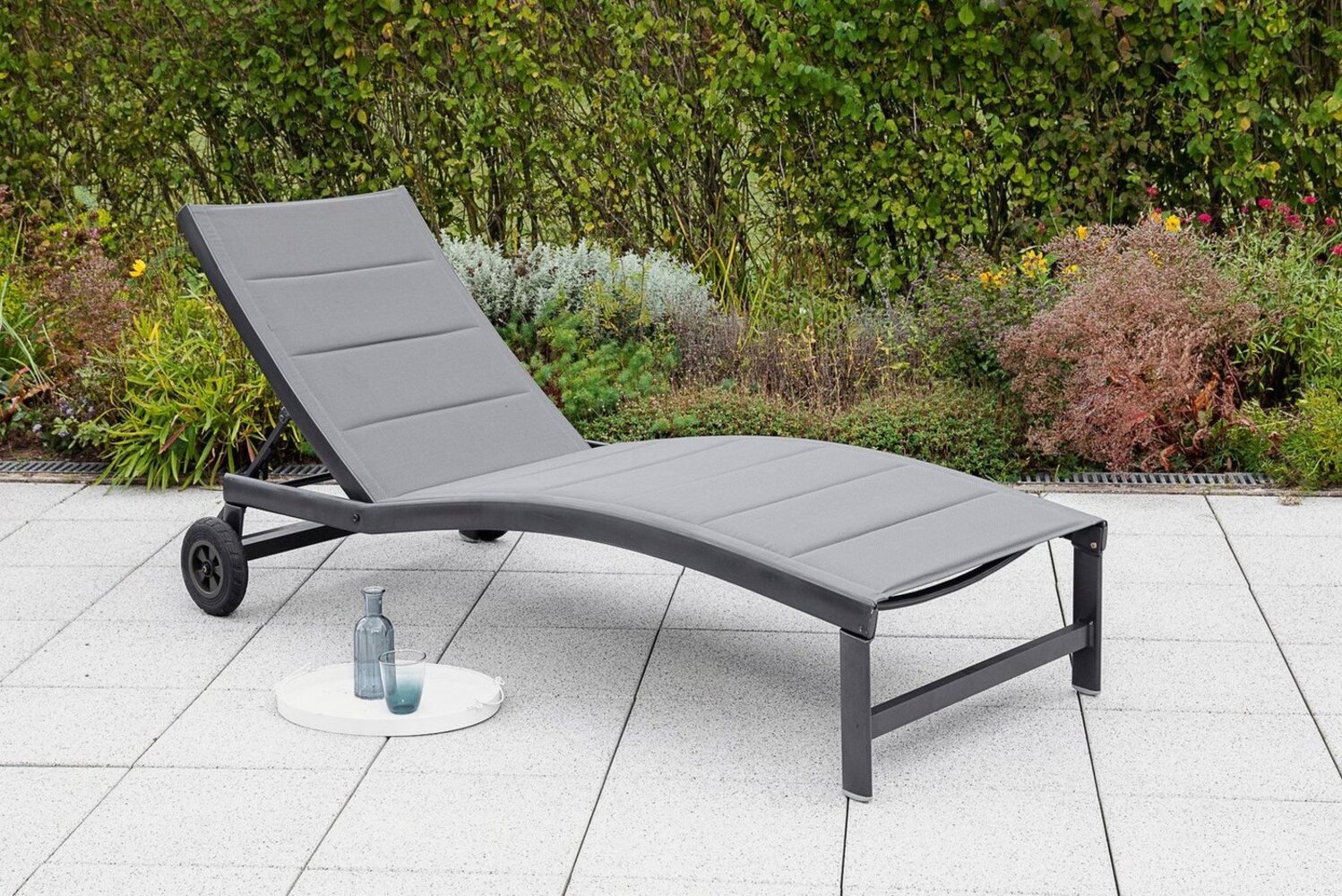 MERXX Gartenliege San Marino, 1 St, Aluminium Bild 1